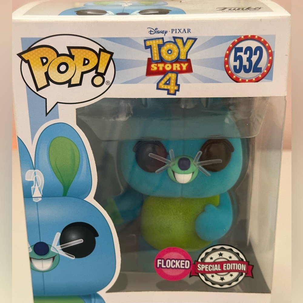 New in package flocked pop vinyl